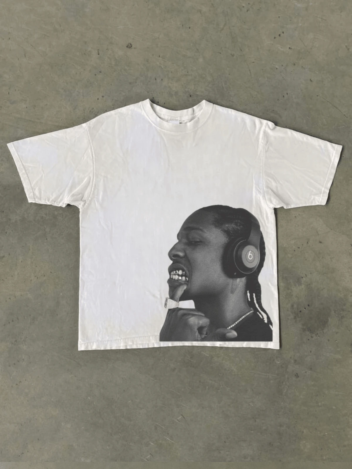 A$AP Rocky Basic T-Shirt - White - trắng - Xem 1