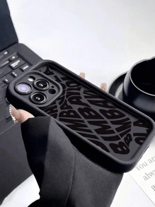 Funda protectora para teléfono con diseño de patrón 2D de dibujos animados personalizado en pantalla completa, nuevo estuche de teléfono trapezoidal de cíclope, regalo de moda minimalista y divertido para hombres y mujeres, compatible con iPhone 16/15/15Pro/15ProMax/14/13/12/11/XsMAX, diseño creativo y de moda para todos
