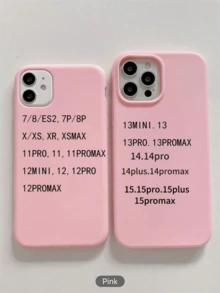 粉色极简吸盘支架大孔糖果纯色手机壳磨砂质感创意防震手机套兼容 11 12 13 14 15 16 Plus 13 Pro Max XR 16 14 Plus 14 Pro Max 13 Pro Mini 17 Air 17 Pro Max防水防摔防刮春季粉彩礼物 - 粉紅色附吸盤 - 查看 6