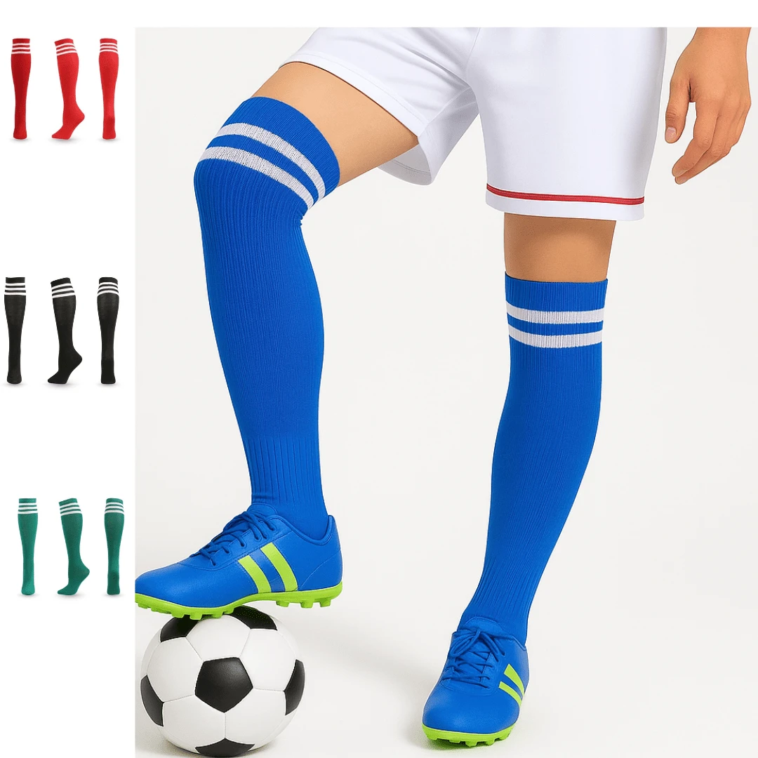 4 Pairs Of Men's Sports Socks For Football, Running, Training - Multicolor - View 1