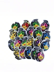 Multi-PC Black Technology Decompression Toy: CS Simulation Self-Exploding Hand-Squeezed Grenade, Prank Toy | Stress-Relief Toy | Holiday Party Toy | Funny Toy(Random Color)