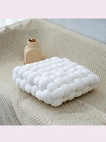 1PC Woven Cushion, Handmade Woven Square Sofa Throw Pillow, Sofa Cushion, Chair Cushion, Floor Cushion, Backrest Pillow, Lumbar Pillow, Suitable For Room Pillows And Cushions, Can Be Placed As Decorative Throw Pillows In The Study, Bedroom And Living Room Seat Cushion Chair Pillow Office Chair Gaming Chair