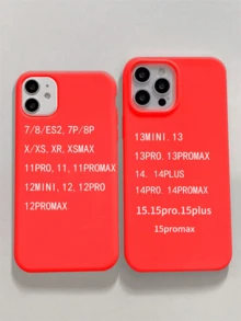 极简纯色硅胶吸盘支架手机壳，大孔设计，糖果哑光质感，创意防震，兼容 11/12/13/14/15/16 Plus/13 Pro Max/XR/16/14 Plus/14 Pro Max/13 Pro Mini/17 Air/17 Pro Max，防水防摔防刮，粉彩春季礼物 - 紅色帶吸盤 - 查看 8