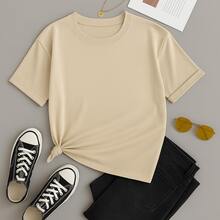 Father's Day Kit With 2 100% Cotton T-Shirts Like Father Like Daughter - Krem - View 2