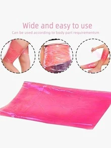 Reusable Sauna Waist Trainer | Transparent Blue & Pink Options | Durable PVC Slimming Belt For Women | Sweat-Inducing Body Shaper | Shape-Up Waist Wrap For Fitness | 110cm X 25cm & 128cm X 25cm Sizes Available