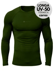 ORIGNS Thermal Shirt Second Skin Long Sleeve Blouse UV Protection Compression - Green - View 1