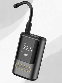 Mini Portable Electric Car Tire Pump, Bicycle Tire Inflator, Portable Charging Air Pump - 均碼 - 查看 11