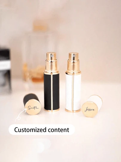 1 ชิ้น ขวดสเปรย์น้ำหอมแบบกำหนดเอง, ของขวัญเพื่อนเจ้าสาวส่วนบุคคล ขวดน้ำหอม, ของตกแต่งงานแต่งงาน, เครื่องฉีดน้ำแบบพกพา, คอนเทนเนอร์เครื่องสำอางน้ำมันหอมระเหย, ของขวัญสำหรับแฟน, ของขวัญวันหยุด, ของขวัญวันเกิด, ช่วงเวลาคริสต์มาส