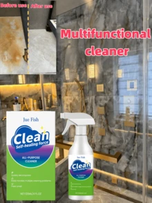 1 件 120ml 多功能清洁剂，适用于清洁厨房和浴室的各种表面，有效去除污渍和水垢，喷雾型清洁剂，清洁能力范围广，易于使用和操作，高效去除污垢。