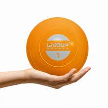 Pilates Yoga Toning Ball 1kg Weight Ball Soft Ball Liveup - 橘色 - 查看 3
