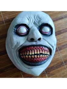 1 Peça Máscara Engraçada de Cabeça de Peixe Verde, Acessório de Fantasia de Animal de Material de Látex, Acessório de Brincadeira Temático Unissex Adequado para Festas e Feriados, Máscara de Ano Novo e Natal