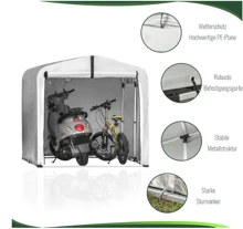 SoBuy Foil Tool Shed Aluminum Silver