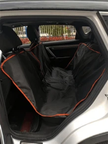 1 pieza Funda para asiento trasero de coche de tela Oxford 210D delgada, resistente al agua y a los arañazos para perros, para salidas con mascotas