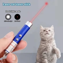 1pc/2pcs/3pcs Laser Pointer Cat Toys Pen, Portable, Pet Training And Cat Interactive Toys, Mini Aluminum Alloy Laser Cat Teaser, White LED + Infrared Dual Function Flashlight, Pet Cat Laser Pointer