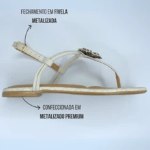 Vizzano Women's Flat Detail On The Strap Comfortable Casual Day To Day - trắng - Xem 2