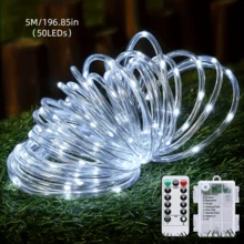 200/100/50 Lights Battery Box String Lights, Battery Powered LED String Lights With 8 Modes And Remote Control, Ideal For Patio, Camping, Tent, Pool, Garden, Fairy Lights For Halloween, Thanksgiving Decoration - 8 Modes - View 21