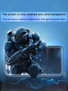 3 件高清钢化玻璃屏幕保护膜，适用于 OPPO 系列，防刮擦，表面光滑，防指纹，易于安装屏幕保护必需品，适用于日常防护、办公室、家庭手机屏幕保护膜手机配件防水防震防摔全覆盖 - 彩色 - 查看 8