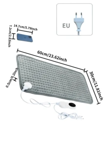 1pc Multi-Function Electric Heating Pad, Women's Uterus Warmer, 10 Heat Settings + 3 Timer Functions, Suitable For Home & Office Use, Essential Heating Tool For Winter, Great Gift For Christmas, Halloween, Valentine's Day - EU C Type Plug(220-240V) - View 11