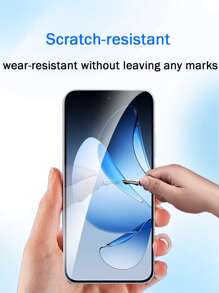 3 件高清钢化玻璃屏幕保护膜，适用于 OPPO 系列，防刮擦，表面光滑，防指纹，易于安装屏幕保护必需品，适用于日常防护、办公室、家庭手机屏幕保护膜手机配件防水防震防摔全覆盖 - 彩色 - 查看 3