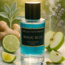 Fragrance World PRIVATE COLLECTION GOLD EDITION – MAGIC BLUE 50ML EAU DE PARFUM – UNISEX - Woody & Earthy - View 5