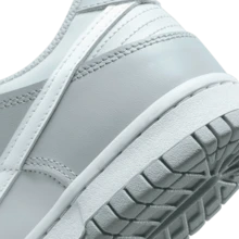 Nike Giày thể thao Dunk Low dành cho bé trai, chất liệu da bạch kim nguyên chất, bền bỉ, thiết kế mang tính biểu tượng DH9765-001 - Xám/Bạch kim nguyên chất/Trắng/Xám sói - Xem 8