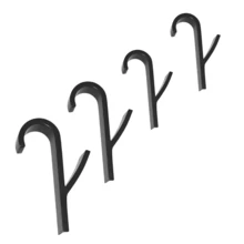 8/4pcs Multifunctional Towel Rack Hook, Strong Load-Bearing Non-Slip Bathroom Storage Rack, Punch-Free Kitchen And Bedroom Storage Rack, Bathroom Radiator Toilet Radiator Crossbar Bracket Hook (Suitable For Hanging Bath Towels/Clothing/Cleaning Tools) Back To School - Multicolor - View 18