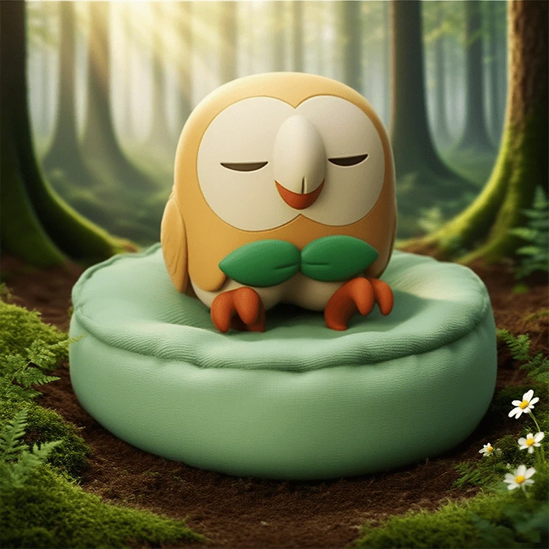 Leisure Time Series Decor – Bring Cozy Charm To Your Space With These Adorable Collectible Figurines! Perfect For Anime Fans' Shelves, Gaming Room Displays, Or Adding To Office/Workstation Setups. - Brown - View 1