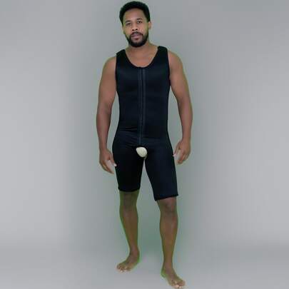 Cinta Masculina Alta Compressão Pós Procedimentos Estéticos