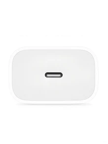 Apple Adaptador de corriente compacto Apple de 20W USB-C: carga rápida y conveniente, cargador de pared tipo C, voltaje nominal 100-240V, versión original estadounidense genuina