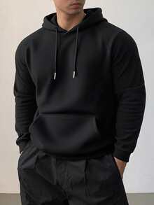 Men's Casual Printed Drawstring Hoodie Sweatshirt, Fall/Winter