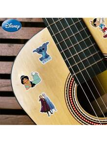 Disney 50张官方授权动画卡通贴纸套装，圣诞节生日礼物，防水乙烯基材质，适用于笔记本电脑、滑板、行李箱等，图案包括史迪奇、米奇、小熊维尼、白雪公主、花木兰、狮子王等。 - 查看 9