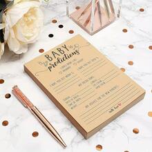 1套6张婴儿性别揭秘刮刮卡，适用于男孩或女孩性别揭秘游戏和派对活动。将这些预测卡添加到您的性别揭秘派对或迎婴派对游戏中，为您的朋友、家人和宾客打造一场趣味十足的活动。尺寸大小适中，方便宾客填写，也是准父母的理想纪念品。