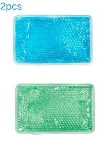 1pc Gel Beads Ice Pack Ice Bag With Strap-Reusable Hot & Cold Pack Compress For Knee, Shoulder, Foot, Back, Ankle, Neck, Hip, Elbow, Wisdom Tooth-7.76''x4.93'' Essential For Cooling Off