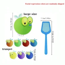 苍蝇拍空白卡片幼儿园拍拍游戏蒙特梭利教育DIY学习卡教具