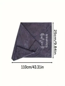 1 pieza Toalla deportiva, toalla absorbente para fitness, adecuada para limpiar el sudor durante el entrenamiento - Multicolor - Ver 12