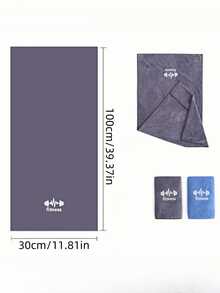 1pc Fitness And Exercise Towels, Multi-Functional Quick Drying Towels, Gym Equipment, Sweat Absorbing Pads, Fitness Wipes, Multi-Functional Quick Drying Towels, Dynamic Wiping Pads, Outdoor Exercise Wiping Pads, Yoga Thick Exercise Towels - Multicolor - View 3