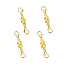 Magnetic Necklace Clasp, Double Magnetic Necklace Clasp, Gold/Silver Plated Jewelry Converter, Necklace Extension Chain, Bracelet Extension Chain, Jewelry Making Accessories - Double-ended Lobster Clasp - View 8