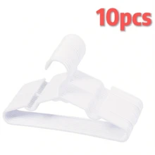 10/20pcs Plastic Hangers - Closet Hangers, Grey, Pink, Green, White, Blue, Black, Small Size Hangers, Suitable For Shirts, Dresses, Clothing Storage Organization, Hangers, Fashionable Hanger Design, Sturdy Hanger Design