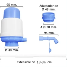 Water Bottle Pumps - Blue - View 5