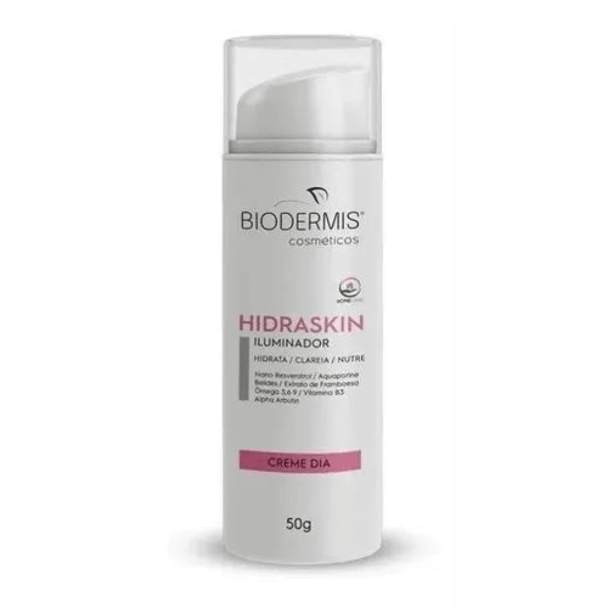 Creme Hidraskin Iluminador Clareador Despigmentante Facial Biodermis - Branco - Visão 1