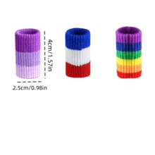 10 Stück Fingerschutz, Sport Finger Schienen Daumen Finger Bandage Stütze Elastische Daumen Hülsen