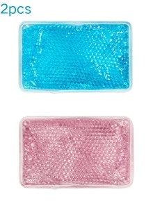 1pc Gel Beads Ice Pack Ice Bag With Strap-Reusable Hot & Cold Pack Compress For Knee, Shoulder, Foot, Back, Ankle, Neck, Hip, Elbow, Wisdom Tooth-7.76''x4.93'' Essential For Cooling Off