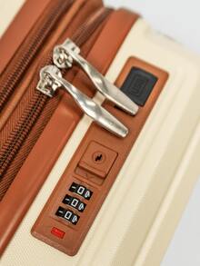 Elegance Carry-On Suitcase - 米色 - 查看 4