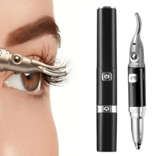 RAF 二合一电动睫毛夹、电动修眉器、无痛修眉器、眉毛修剪器、面部脱毛器、加热睫毛夹、女士睫毛夹、打造浓密卷翘睫毛、电动加热睫毛造型器。功率：2瓦。情人节和圣诞节送给家人和朋友的最佳礼物。 - 彩色 - 查看 6