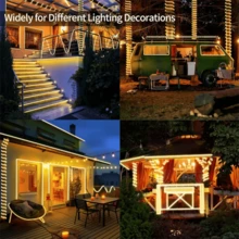 200/100/50 Lights Battery Box String Lights, Battery Powered LED String Lights With 8 Modes And Remote Control, Ideal For Patio, Camping, Tent, Pool, Garden, Fairy Lights For Halloween, Thanksgiving Decoration - 8 Modes - View 9