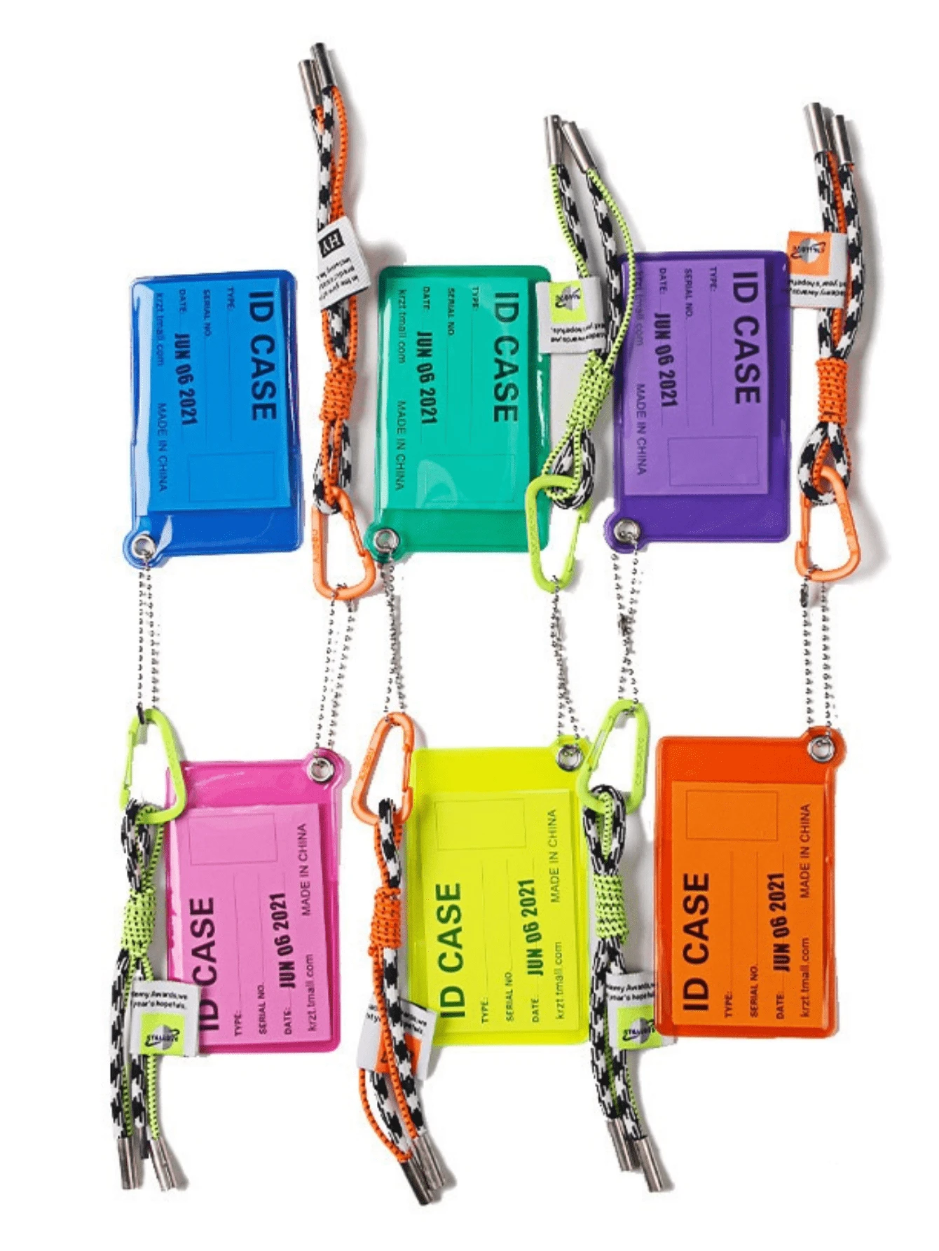 1pc Y2K Candy-Color PVC Clear Card Holder – Transparent Bus / Meal / Access Pass Case With Holographic Hanging Charm Jelly Bag Accessory Back-To-School & Streetwear 2025 For Women Money Wallet Mini Wallet Purse Wallet School Supplies Card Wallet