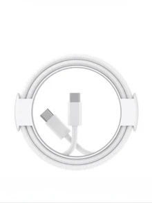 Cable de carga USB-C de 60W de Apple (1 metro), cable de carga y sincronización de datos rápido y conveniente para teléfonos y tabletas, cable de carga y datos original genuino - Blanco - Ver 8