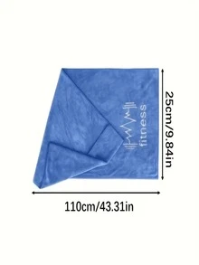 1 pieza Toalla deportiva, toalla absorbente para fitness, adecuada para limpiar el sudor durante el entrenamiento - Multicolor - Ver 11