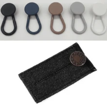 5 Pcs Adjustable Waist Extender Buttons,Elastic Waistband Extender & Cuffs Lengthening Buttons, Fashion Accessory For Jeans & Trousers