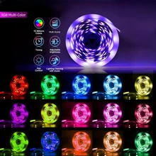 1pc LED Bedroom Light, APP Control Music Sync RGB LED Strip Light With 44-Key Remote, Suitable For Bedroom, Kitchen, Halloween And Christmas Decoration - LED Light Strip - View 6